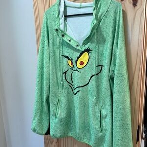 Lightweight grinch hoodie 2X